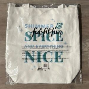 FabFitFun “Shimmer & Spice and Everything Nice” Tote Bag